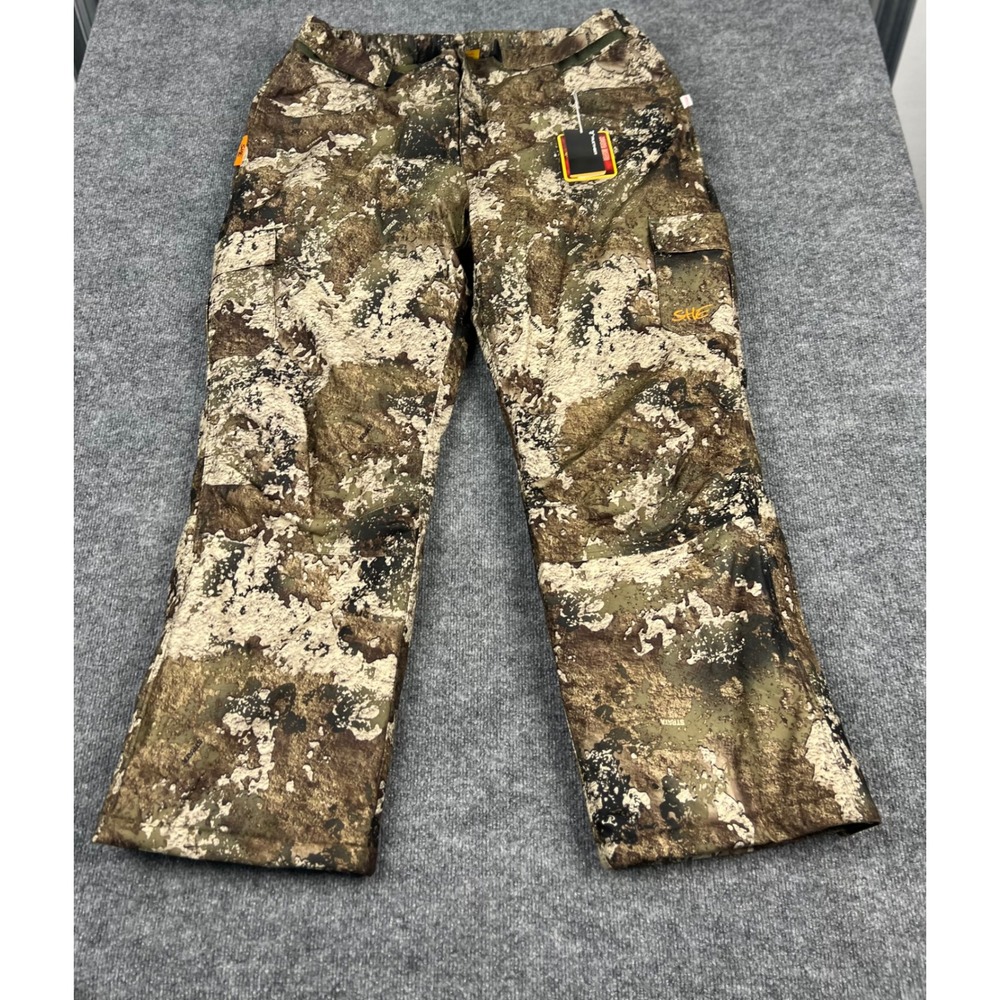 SHE Outdoor Womens 2XL TrueTimber Strata Waterproof Insulated Hunting Pants Camo